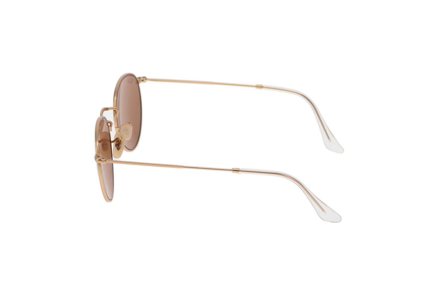 Ray-Ban Round Lens Sunglasses Rose Gold and Pink Mirror Lens