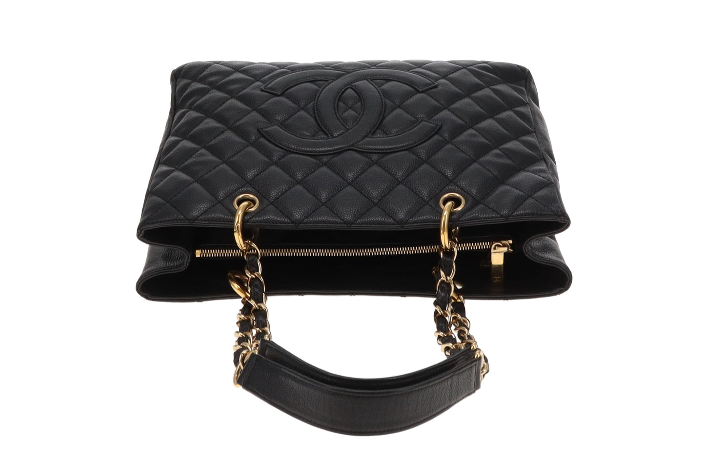 Chanel GST Grand Shopping Tote Black Caviar Leather 2008