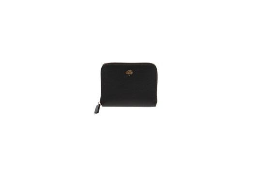 Mulberry Small tree Zip Around Black Classic Grain