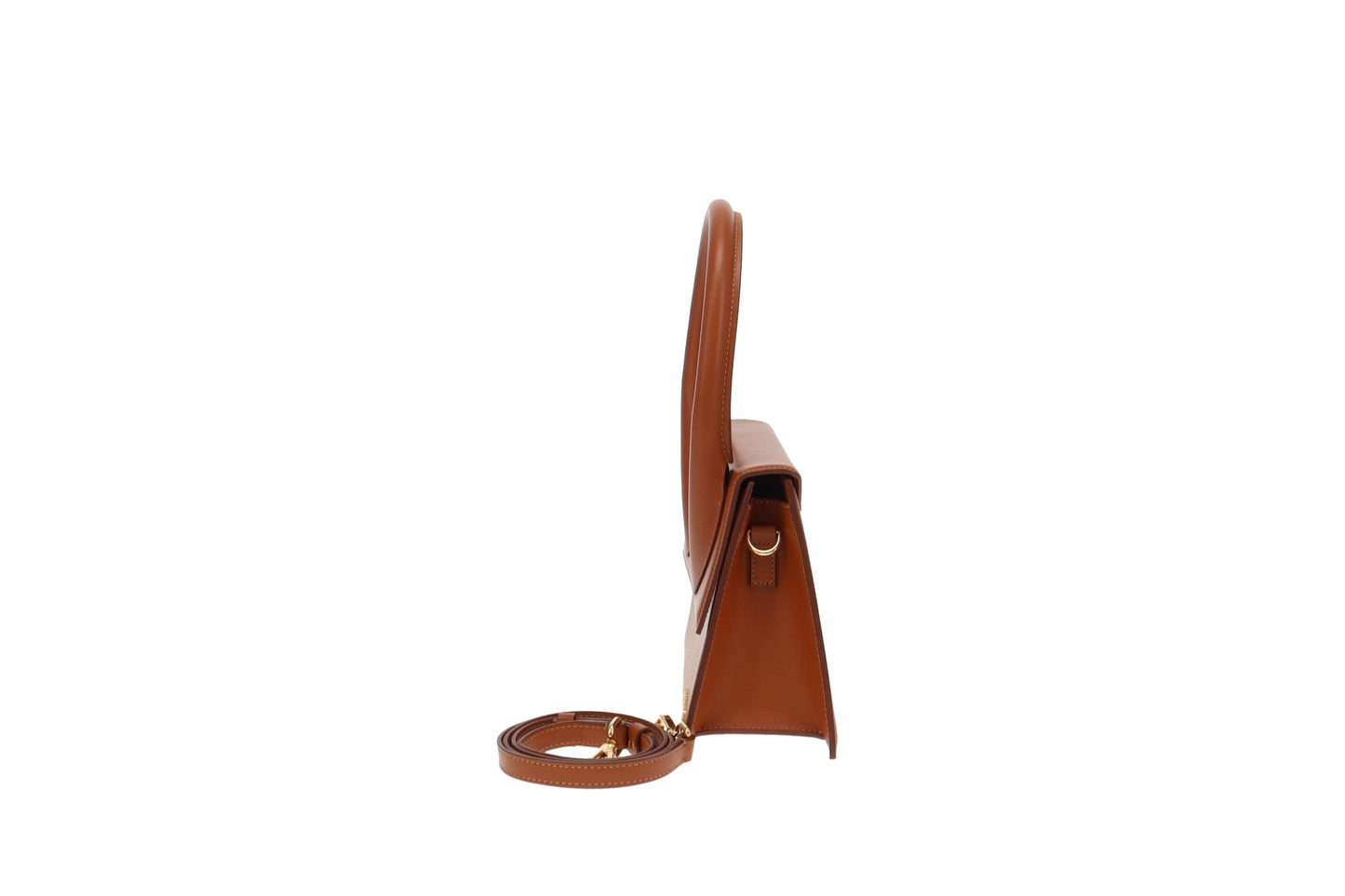 Jacquemus Light Brown Leather Le Grand Chiquito with Strap