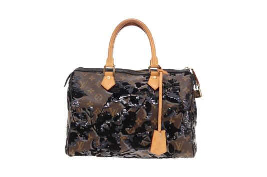 Louis Vuitton Speedy 30 Limited Edition Fleur De Jais TR4140 - 2010