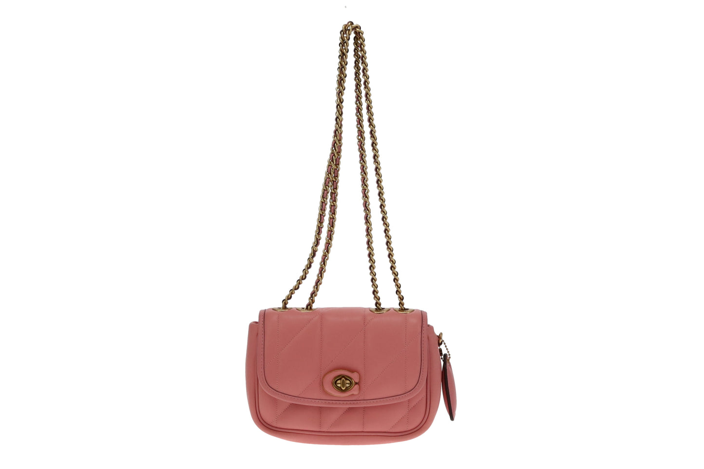 Coach Pink Quilted Pillow Madison 18 Shoulder Bag