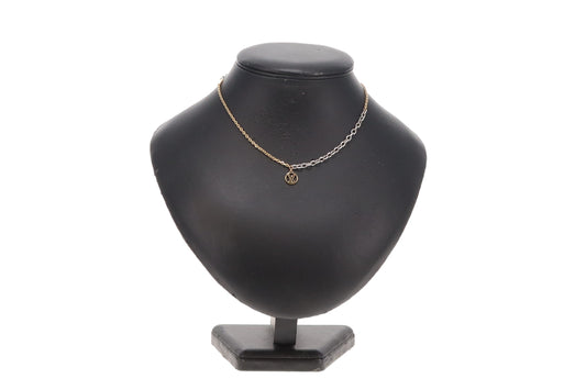 Louis Vuitton Mania Necklace Silver and Gold Tone