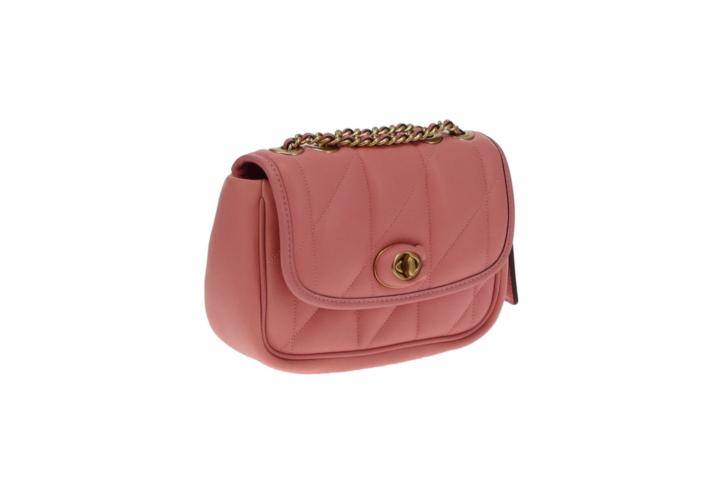 Coach Pink Quilted Pillow Madison 18 Shoulder Bag