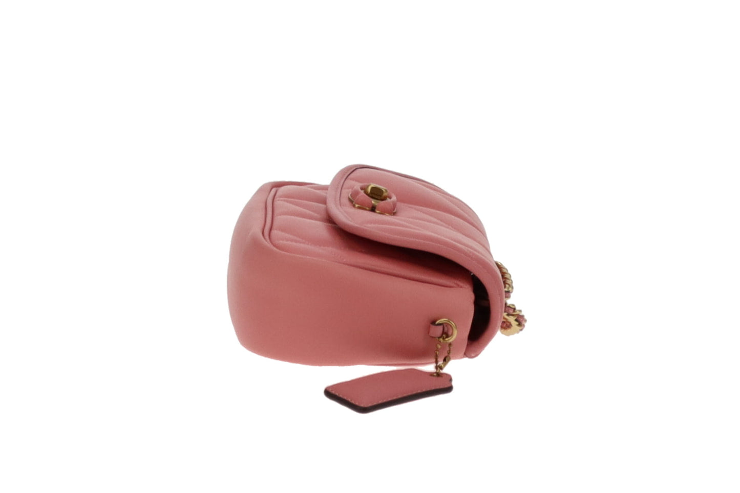 Coach Pink Quilted Pillow Madison 18 Shoulder Bag
