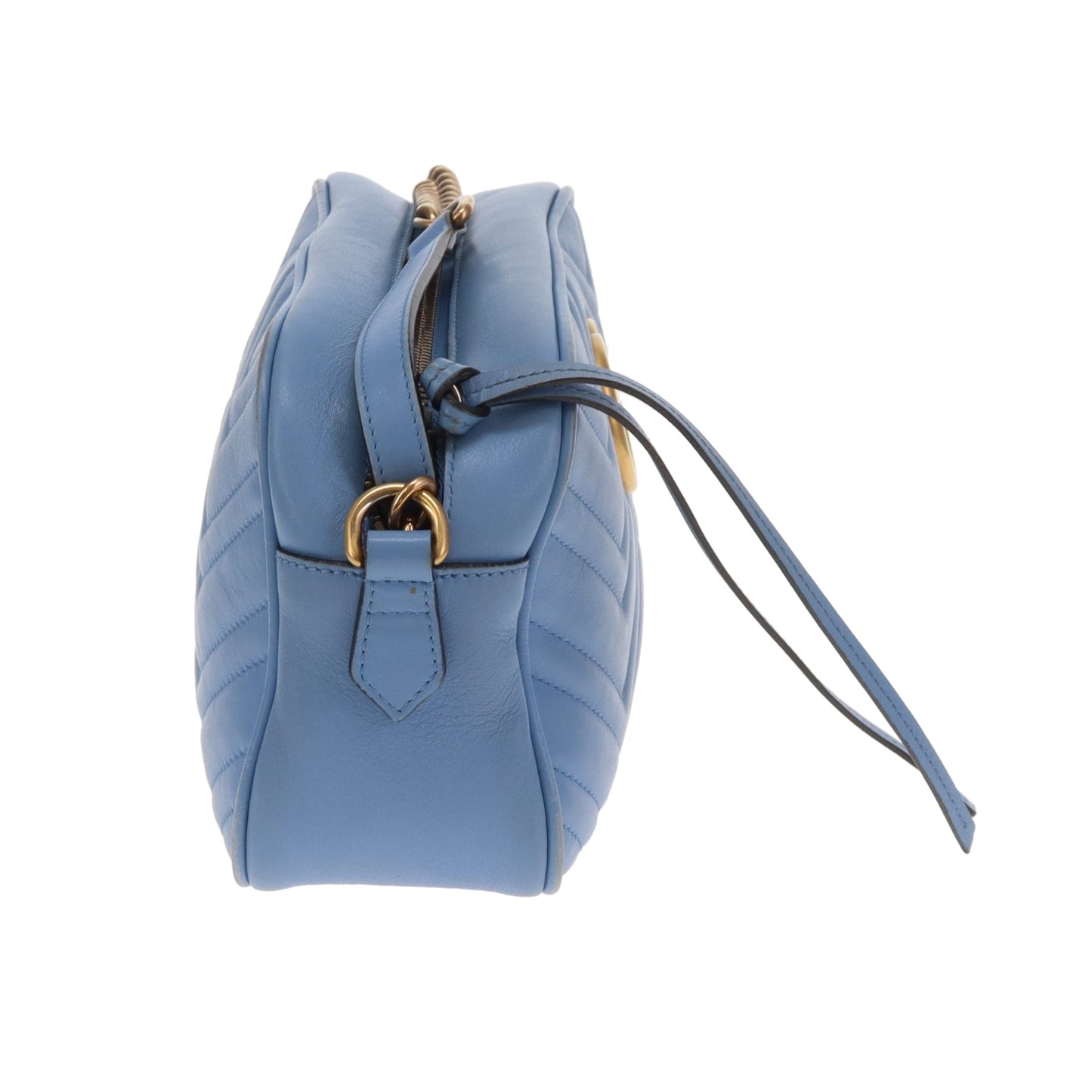 Gucci Marmont Camera Bag Small Baby Blue GHW