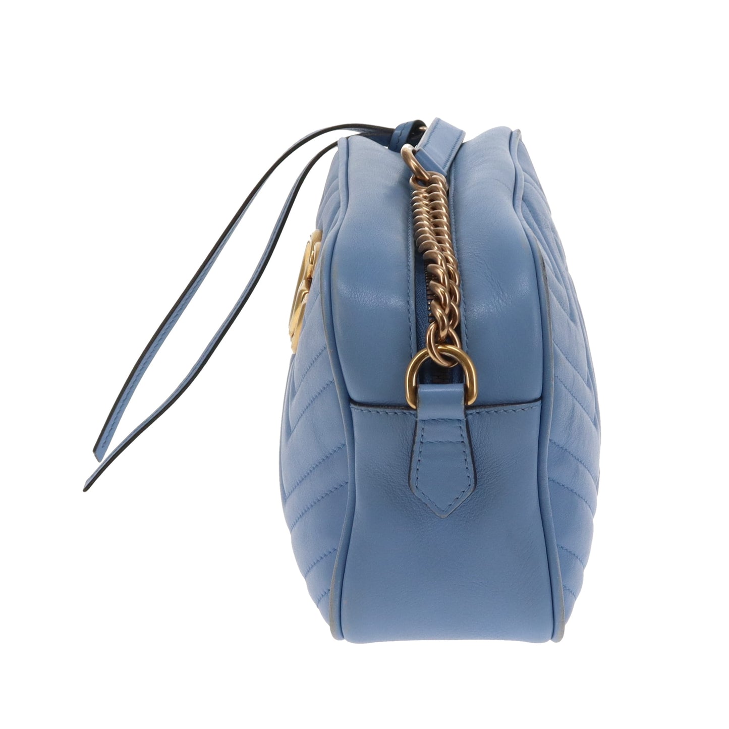 Gucci Marmont Camera Bag Small Baby Blue GHW
