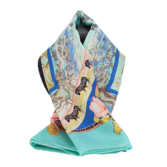Hermes Tropiques Scarf 90 100% Silk
