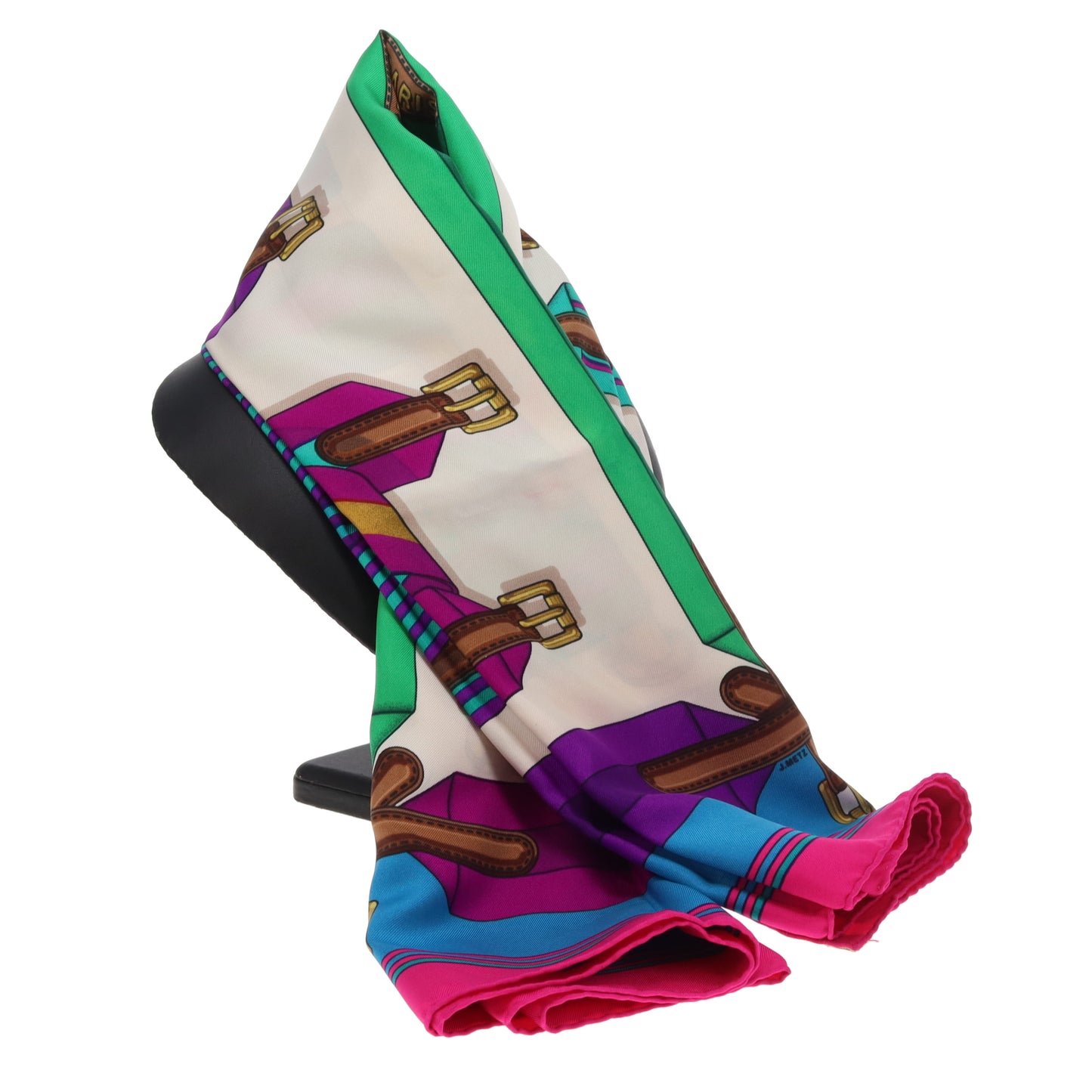 Hermes Les Sangles Scarf 90 100% Silk