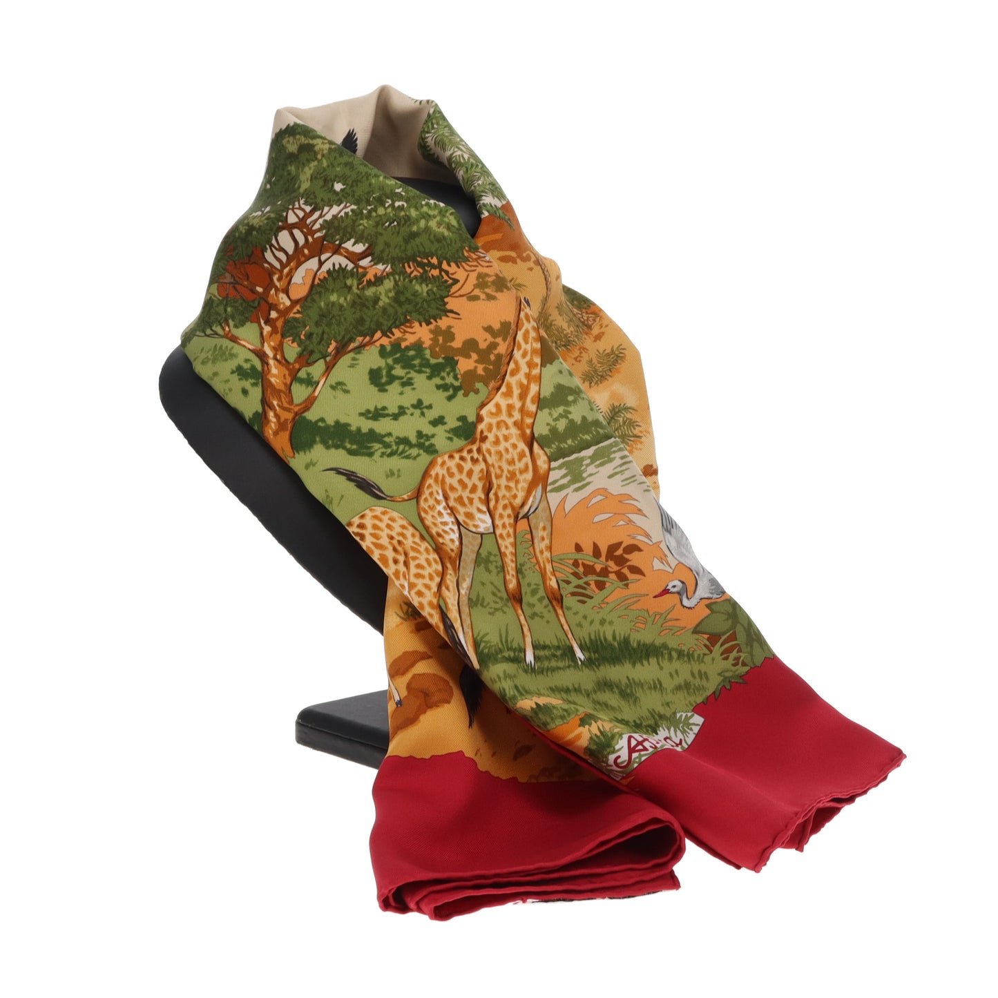 Hermes Africa Scarf 90 100% Silk