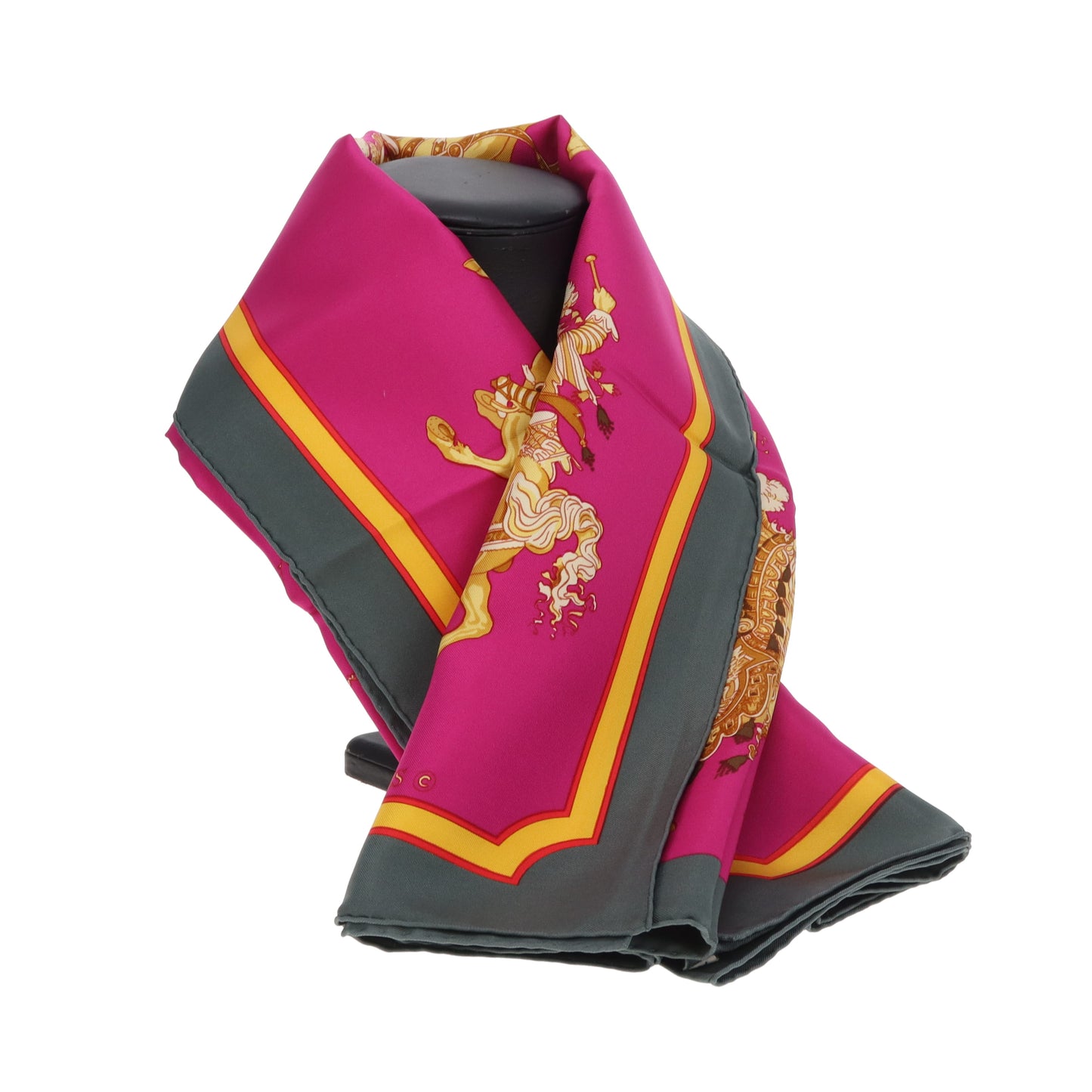 Hermes Carrousel Scarf 90 100% Silk