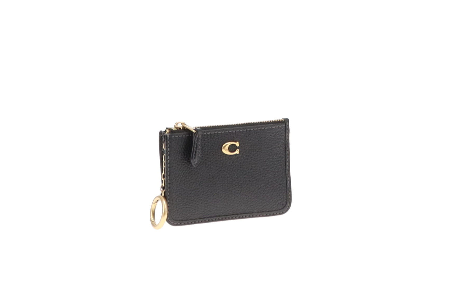 Coach Leather ID Holder Black