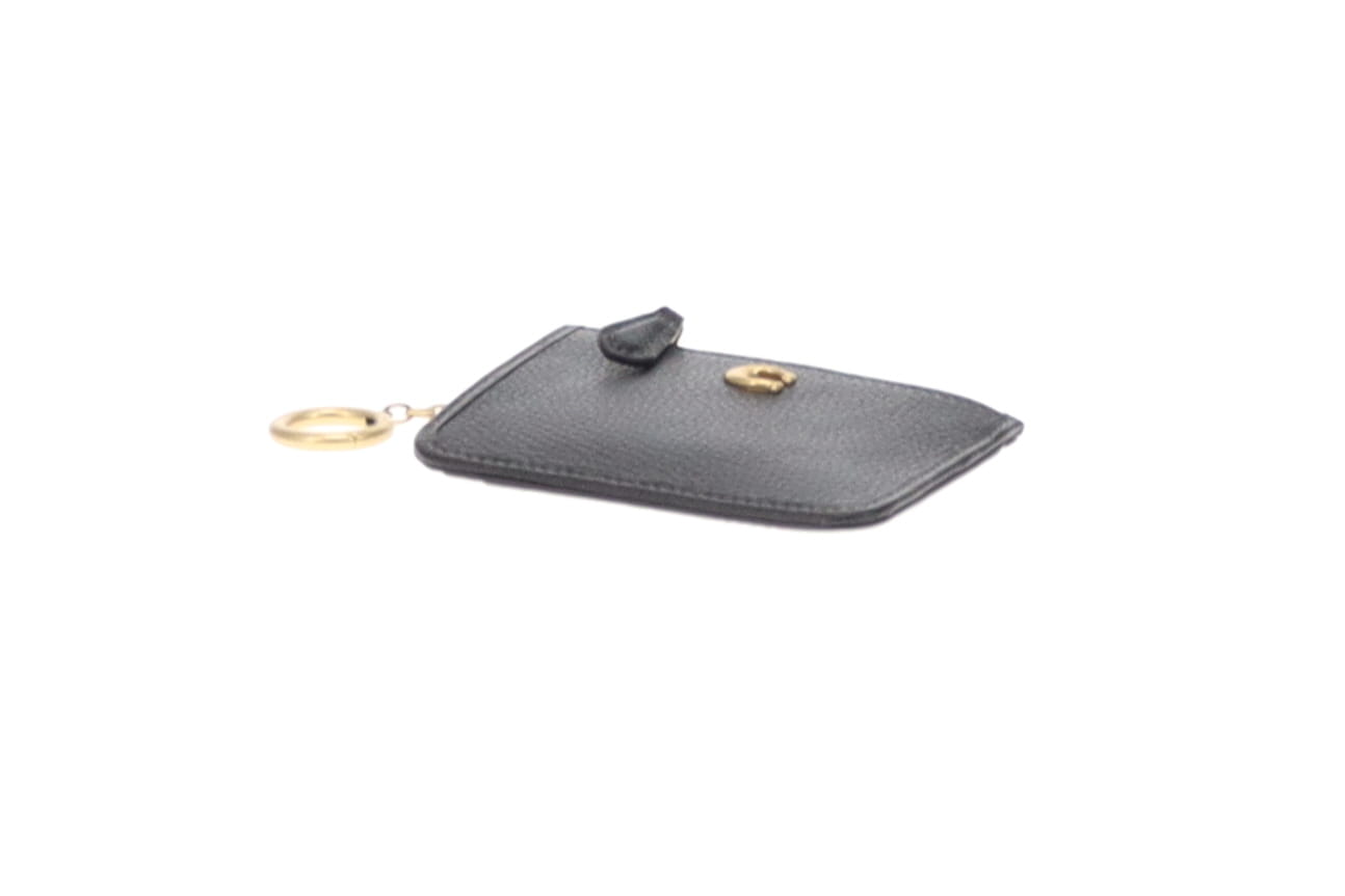 Coach Leather ID Holder Black