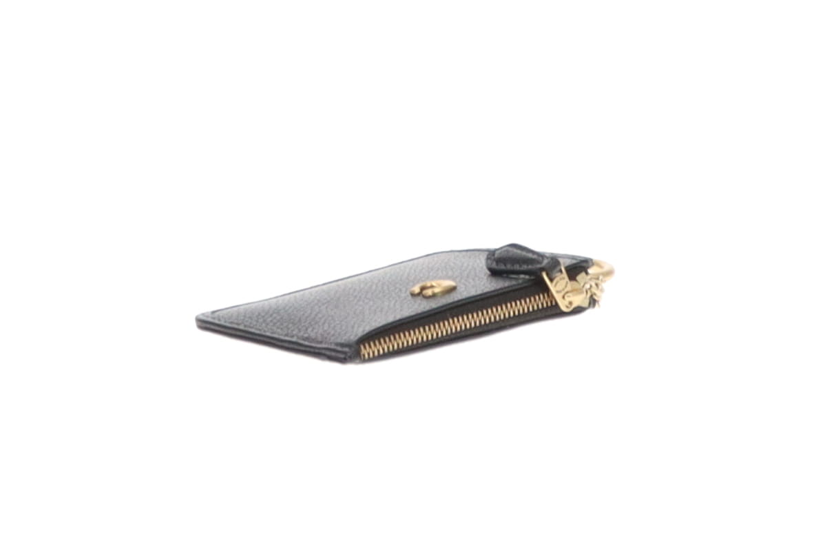 Coach Leather ID Holder Black