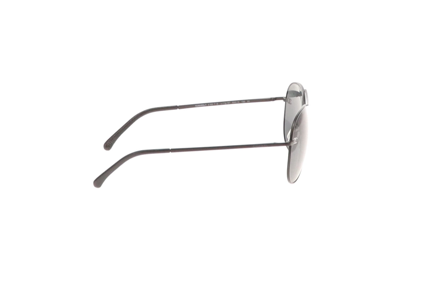 Chanel Sunglasses 4189-T Black Aviators