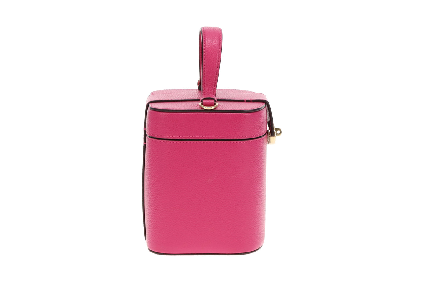Mulberry Pink Small Classic Grain Vanity Case with Strap