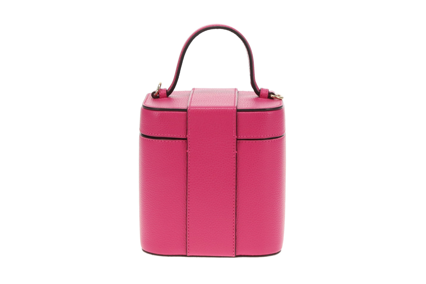 Mulberry Pink Small Classic Grain Vanity Case with Strap