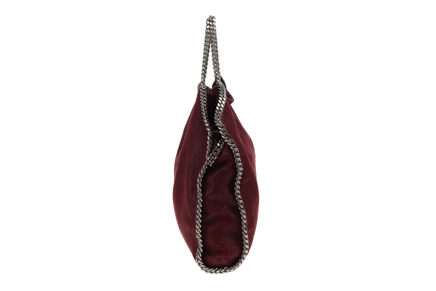 Stella McCartney 3 Chain Falabala Tote Maroon Shaggy Deer SHW