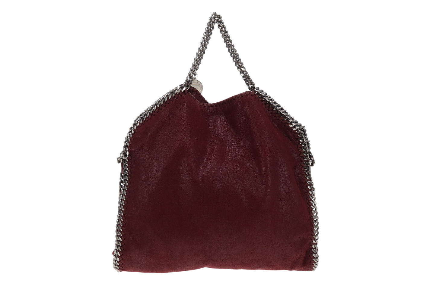 Stella McCartney 3 Chain Falabala Tote Maroon Shaggy Deer SHW