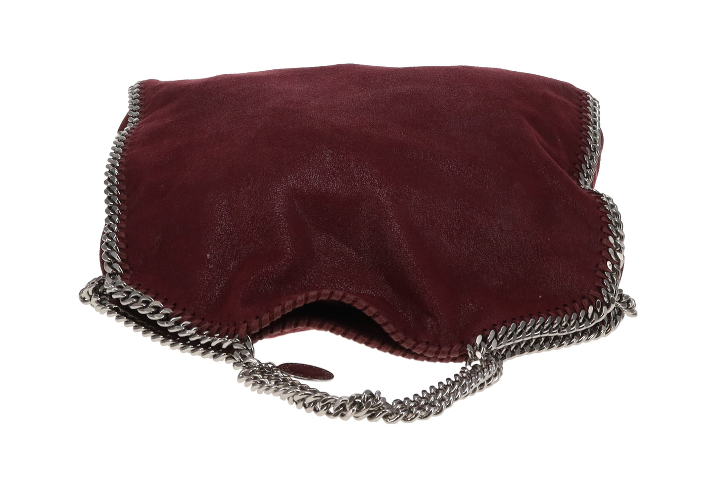 Stella McCartney 3 Chain Falabala Tote Maroon Shaggy Deer SHW