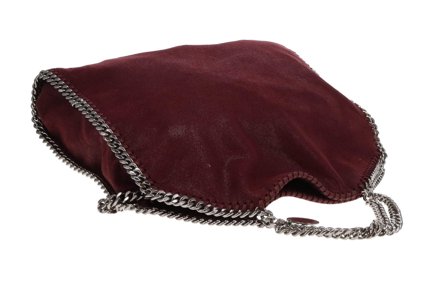 Stella McCartney 3 Chain Falabala Tote Maroon Shaggy Deer SHW