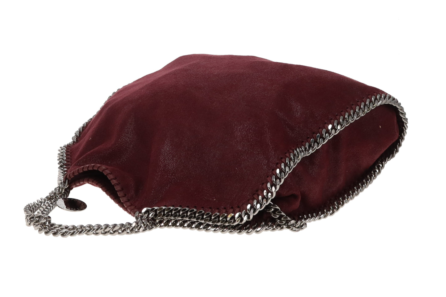 Stella McCartney 3 Chain Falabala Tote Maroon Shaggy Deer SHW