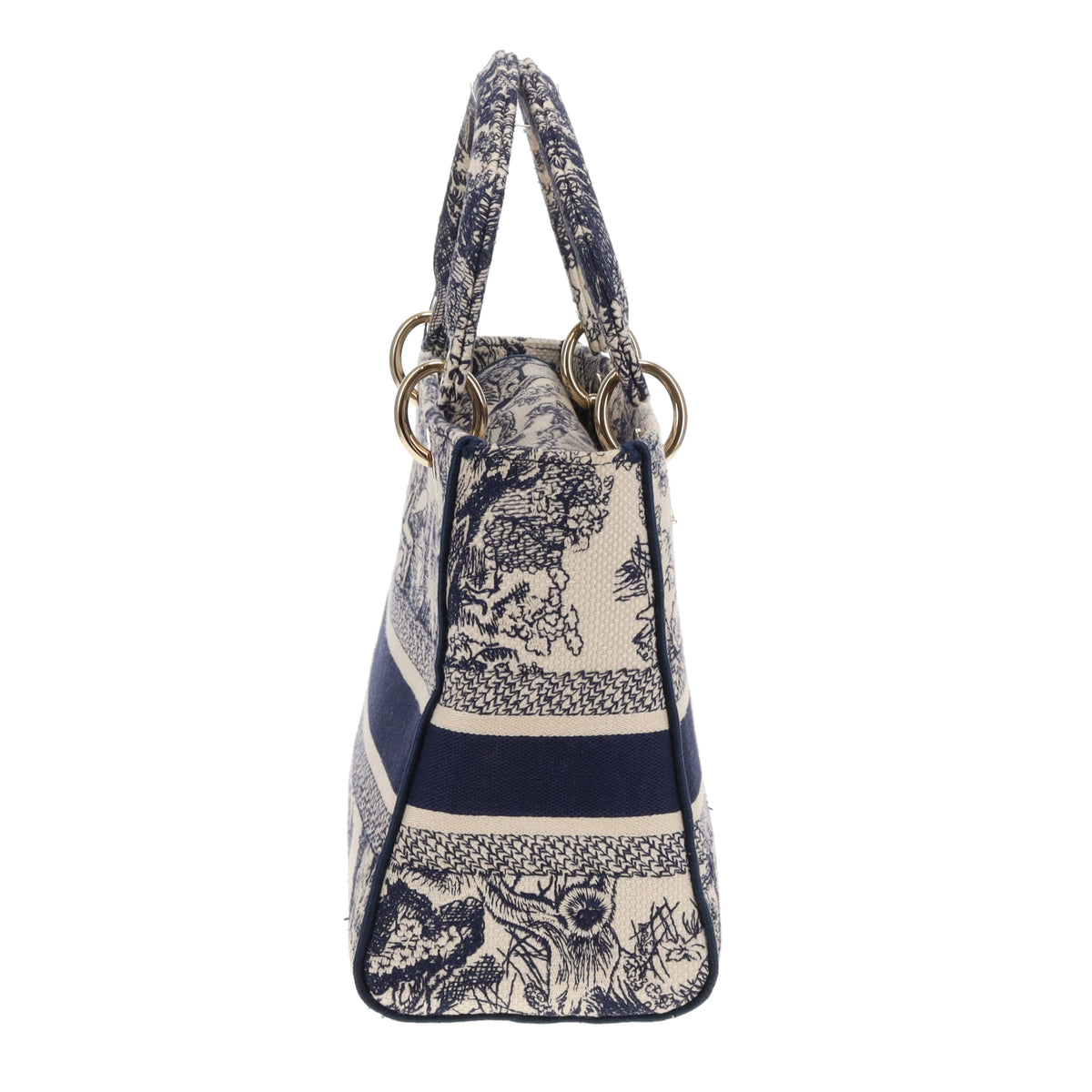 Dior Lady D-Lite Medium Toile de Jouy Reverse Embroidery 2021