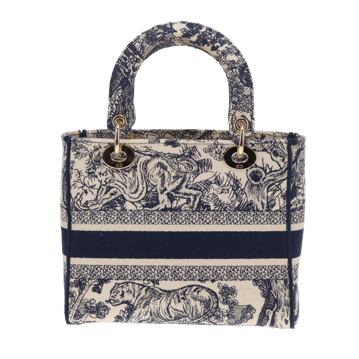 Dior Lady D-Lite Medium Toile de Jouy Reverse Embroidery 2021
