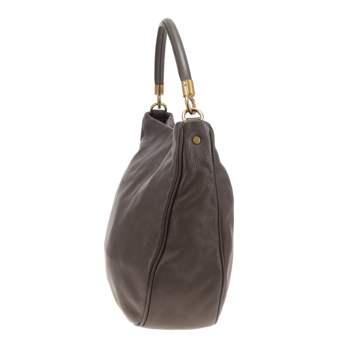 Marc Jacobs Q Hillier Hobo Grey Leather