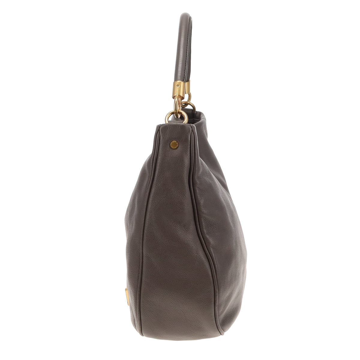 Marc Jacobs Q Hillier Hobo Grey Leather
