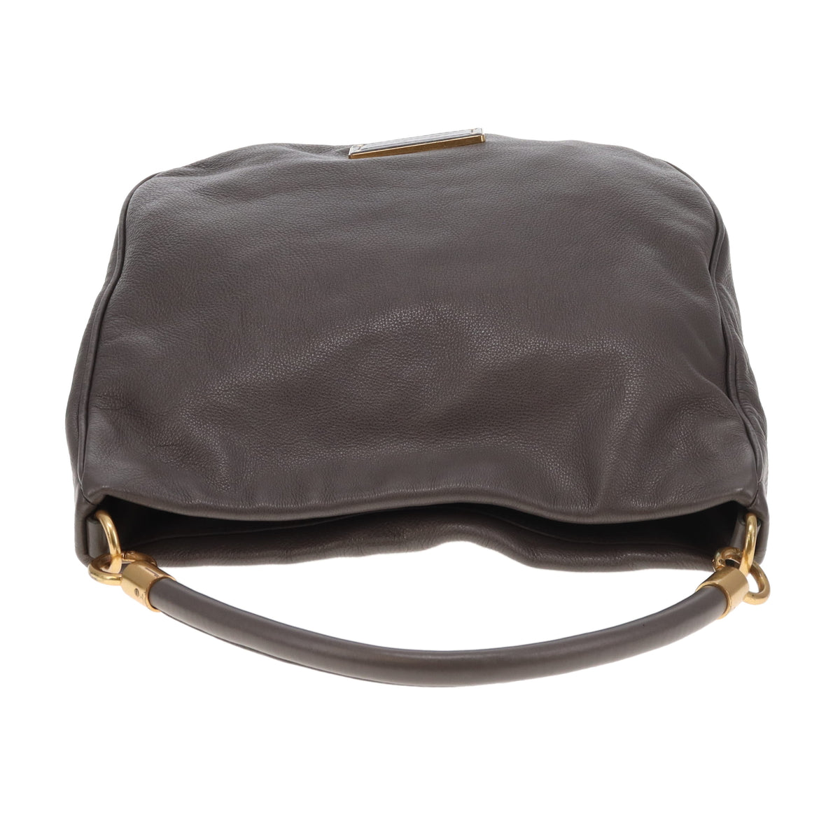 Marc Jacobs Q Hillier Hobo Grey Leather