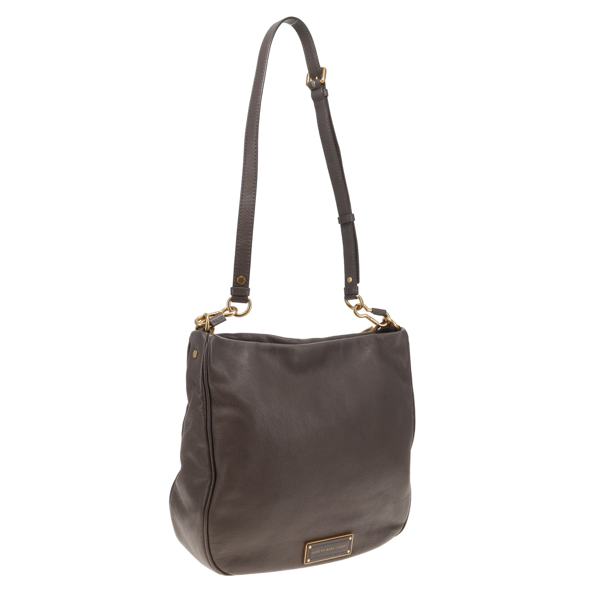 Marc Jacobs Q Hillier Hobo Grey Leather