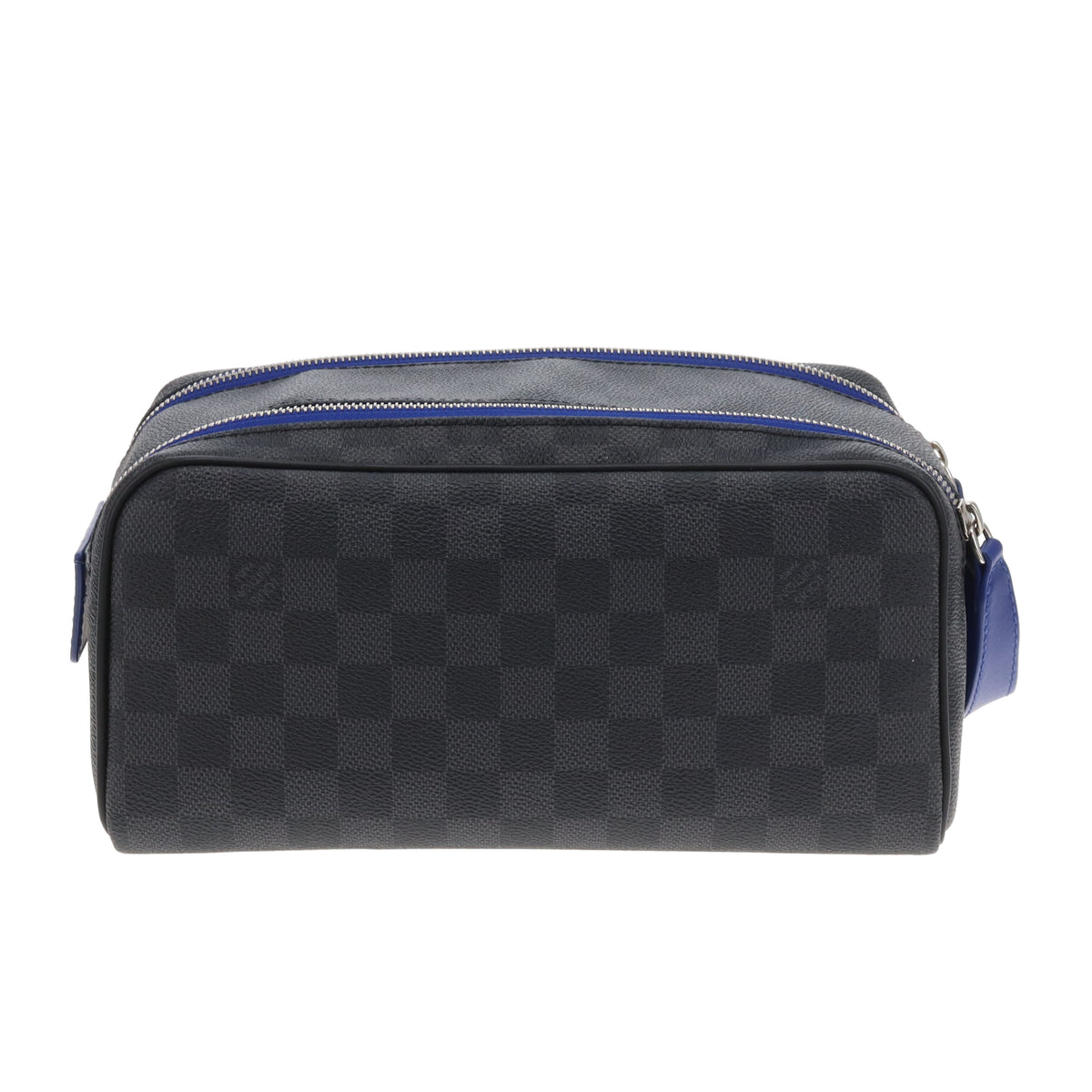 Louis Vuitton Dopp Toiletry Bag Damier Graphite and Blue (NFID)