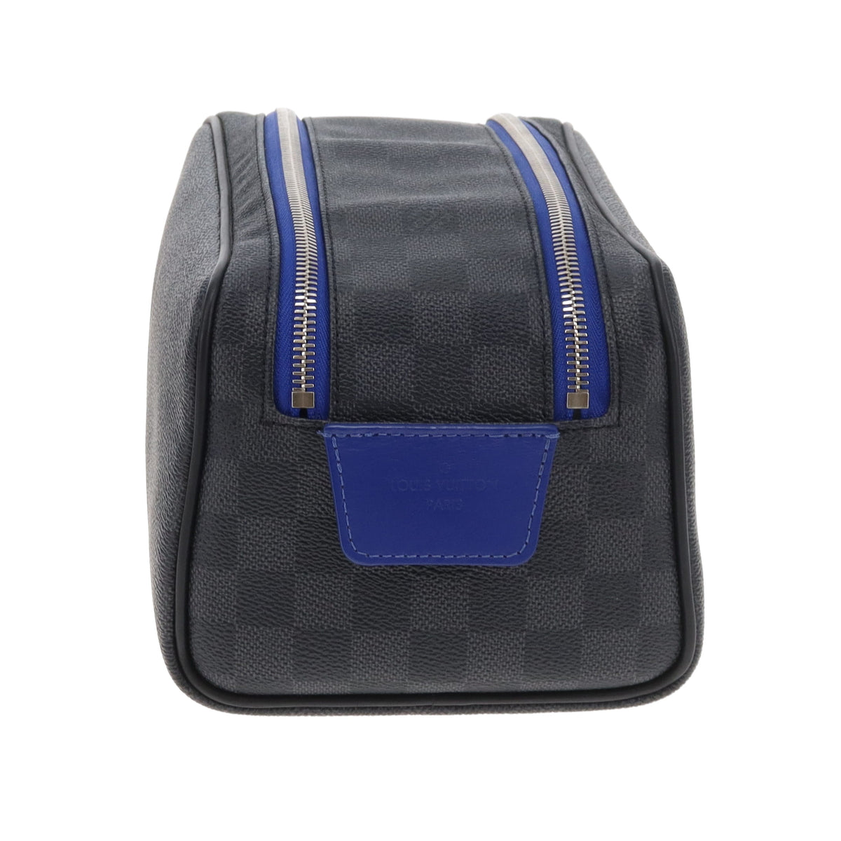 Louis Vuitton Dopp Toiletry Bag Damier Graphite and Blue (NFID)