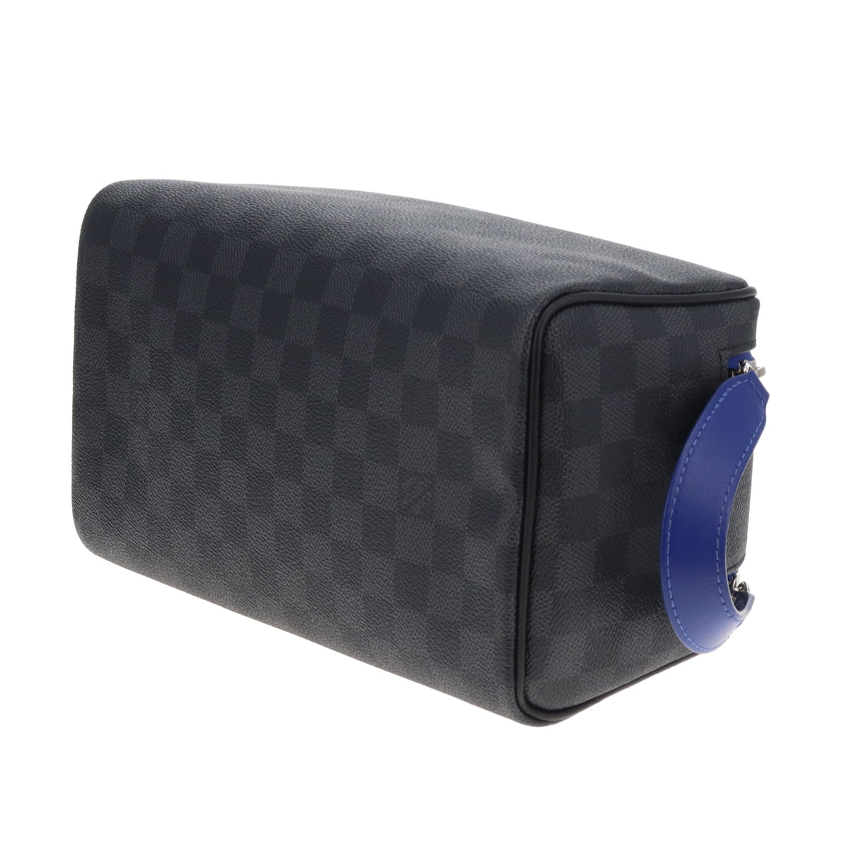 Louis Vuitton Dopp Toiletry Bag Damier Graphite and Blue (NFID)