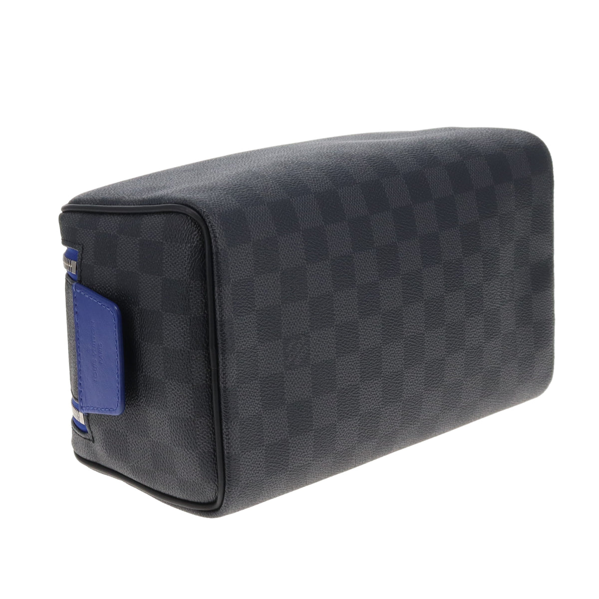 Louis Vuitton Dopp Toiletry Bag Damier Graphite and Blue (NFID)