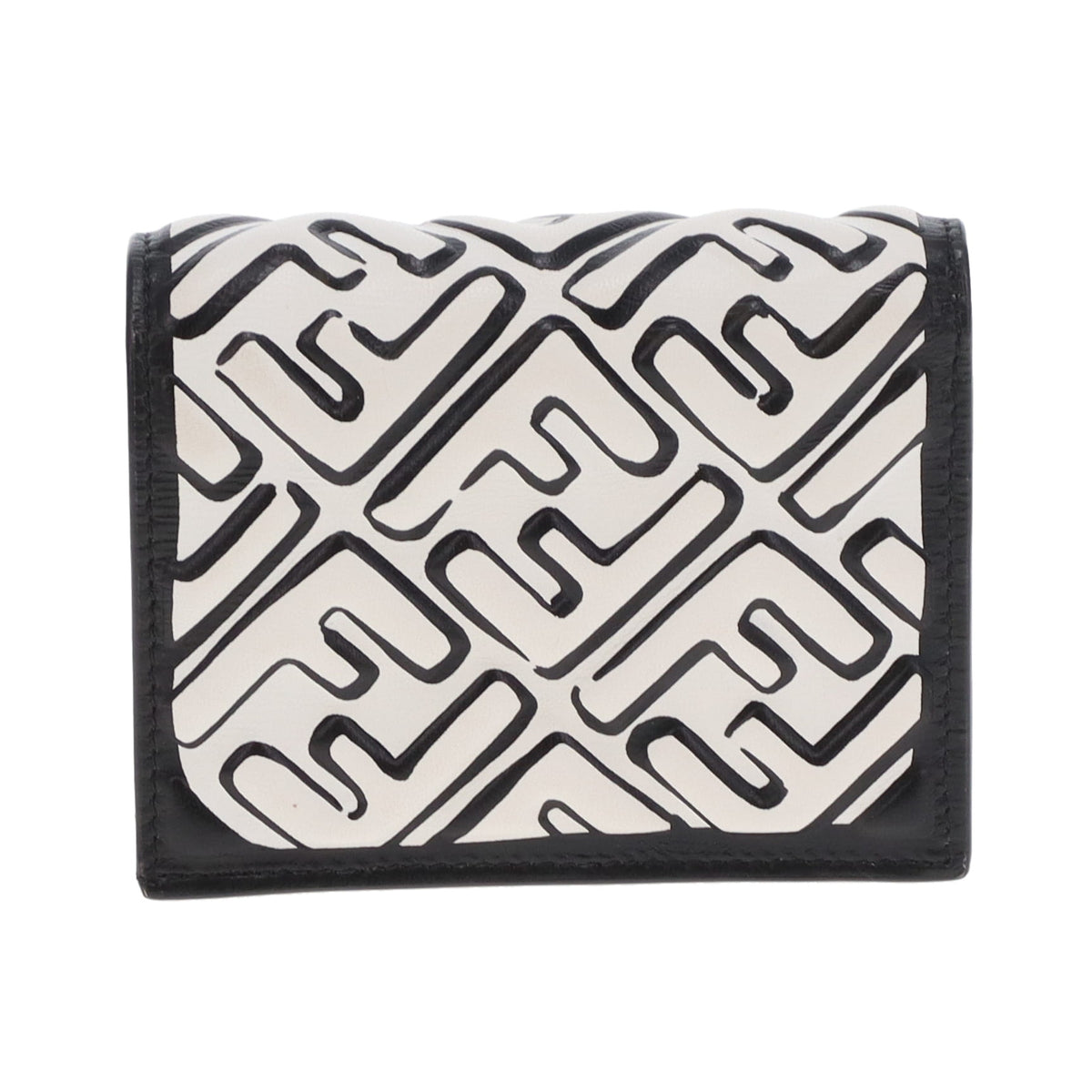 Fendi Baguette Card Case Graphic FF Logo