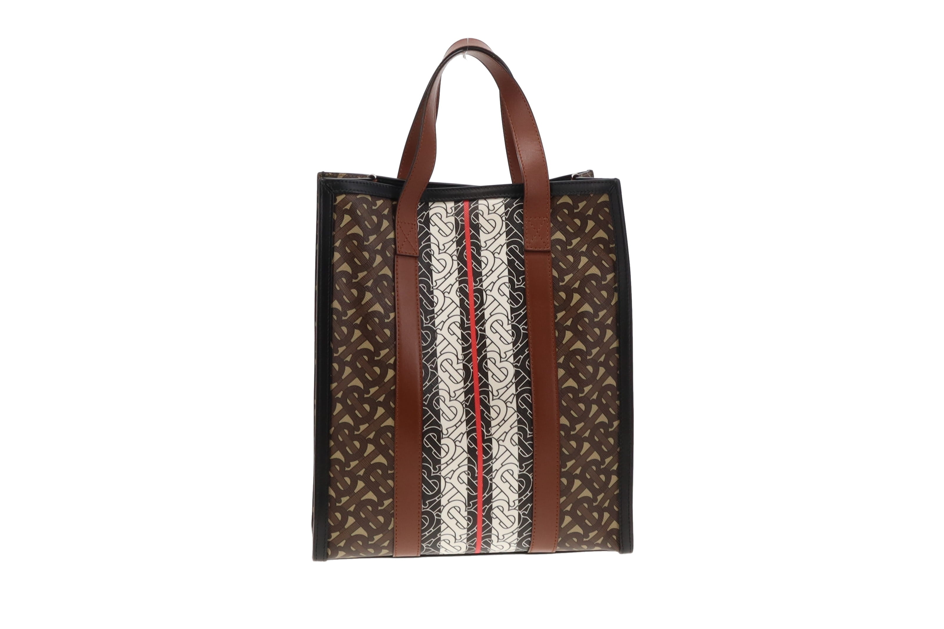 Burberry canvas and leather bag hotsell
