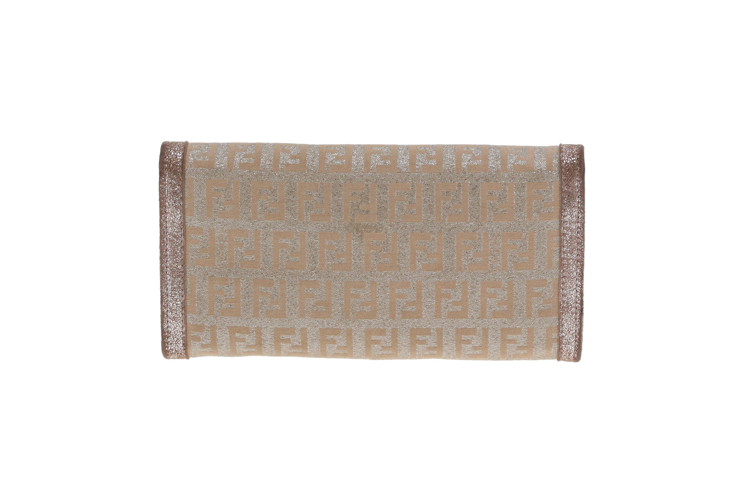 Fendi Sparkle Chef Wallet Rose Gold Long Vintage
