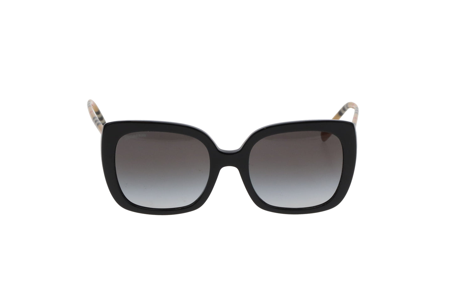 Burberry Square Lens Heritage Check Arm Sunglasses 3853/8G