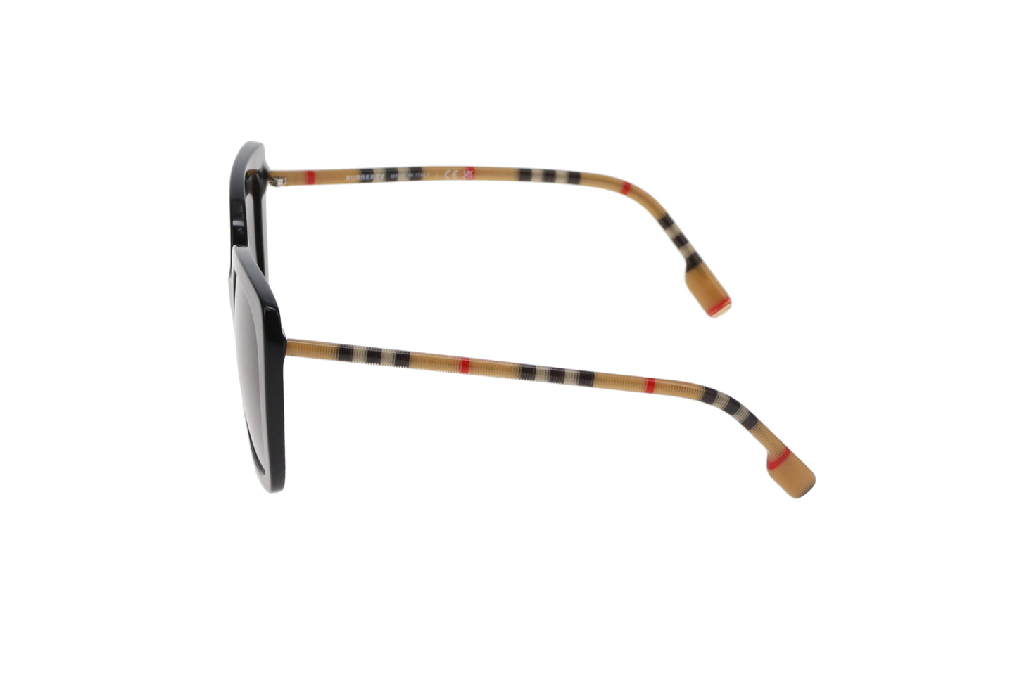 Burberry Square Lens Heritage Check Arm Sunglasses 3853/8G
