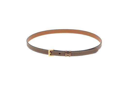Hermes Pop H 15 Belt Etoupe Epsom 75cm