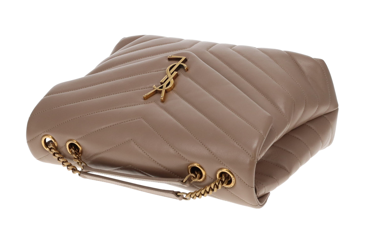 Saint Laurent LouLou Medium Dark Beige GHW 2019