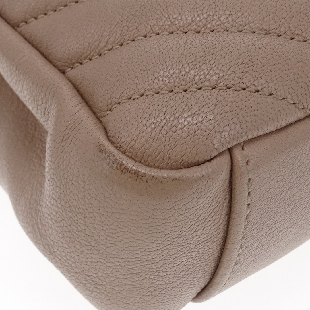 Saint Laurent College Bag Medium Dark Beige GHW 2023