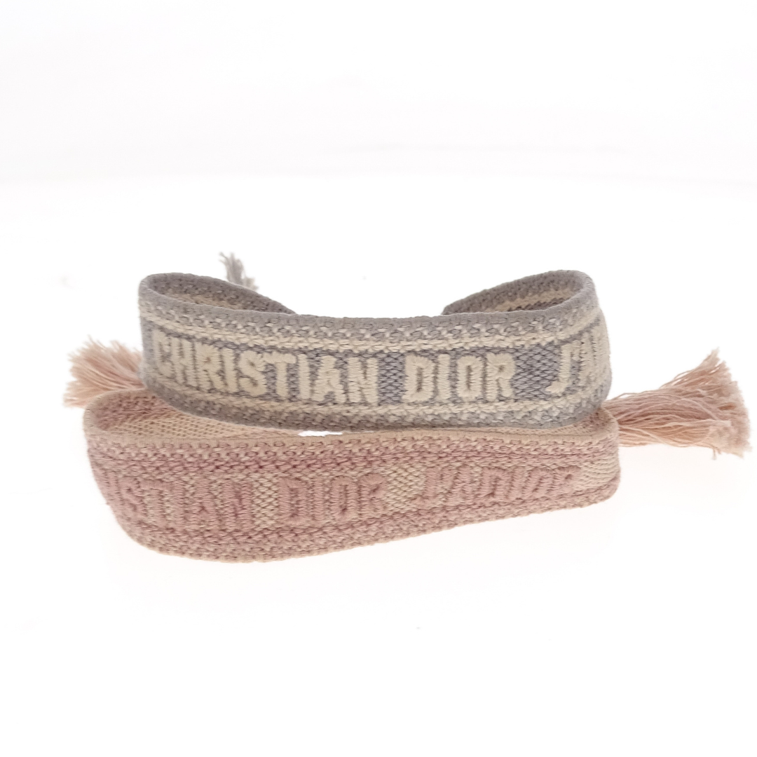 Dior J'Adior Cotton Bracelet Set Of 2
