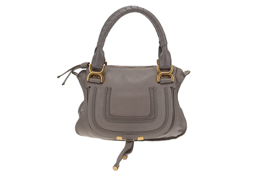 Chloe Marcie Grey Leather