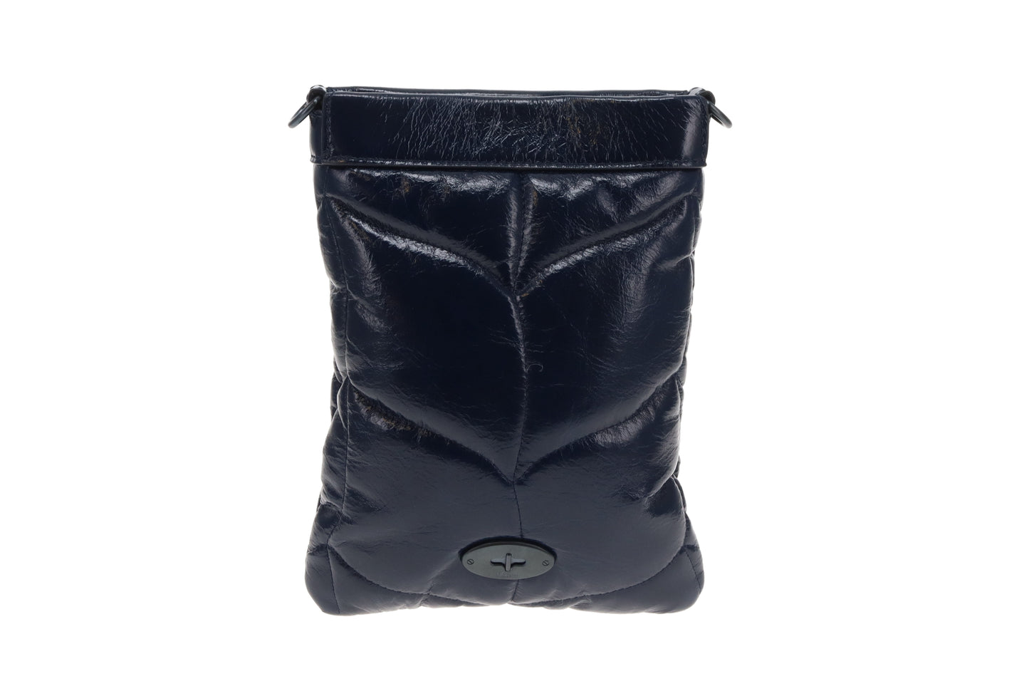 Mulberry Softie Phone Pouch In Sapphire Smooth Glossy