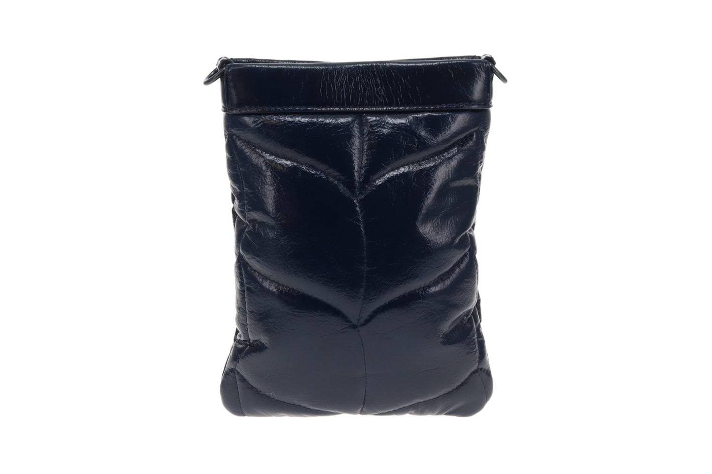 Mulberry Softie Phone Pouch In Sapphire Smooth Glossy