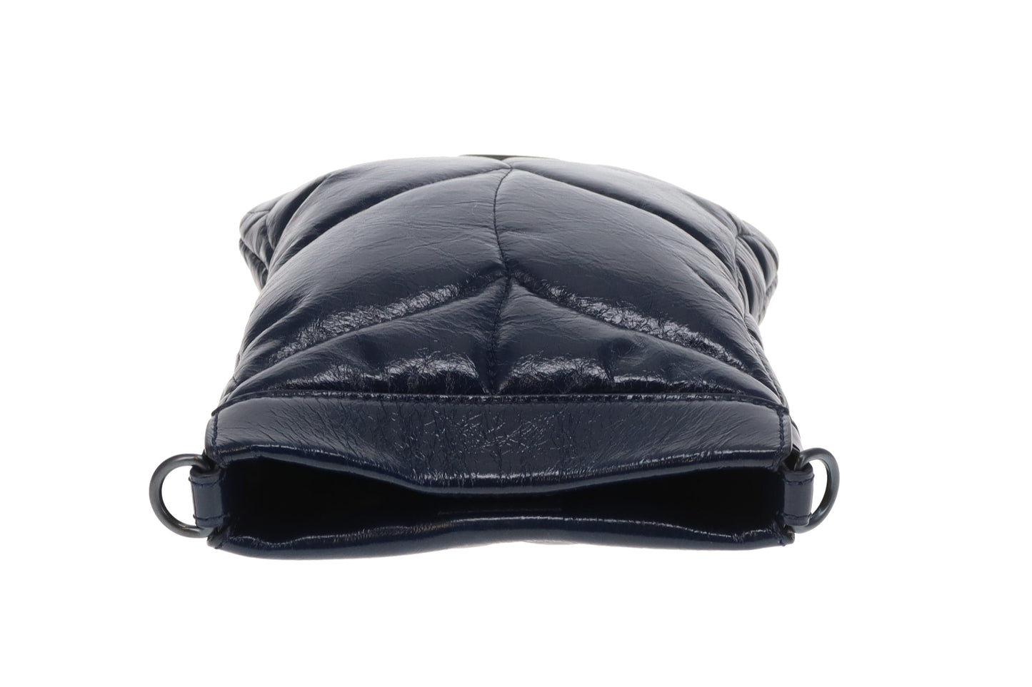 Mulberry Softie Phone Pouch In Sapphire Smooth Glossy