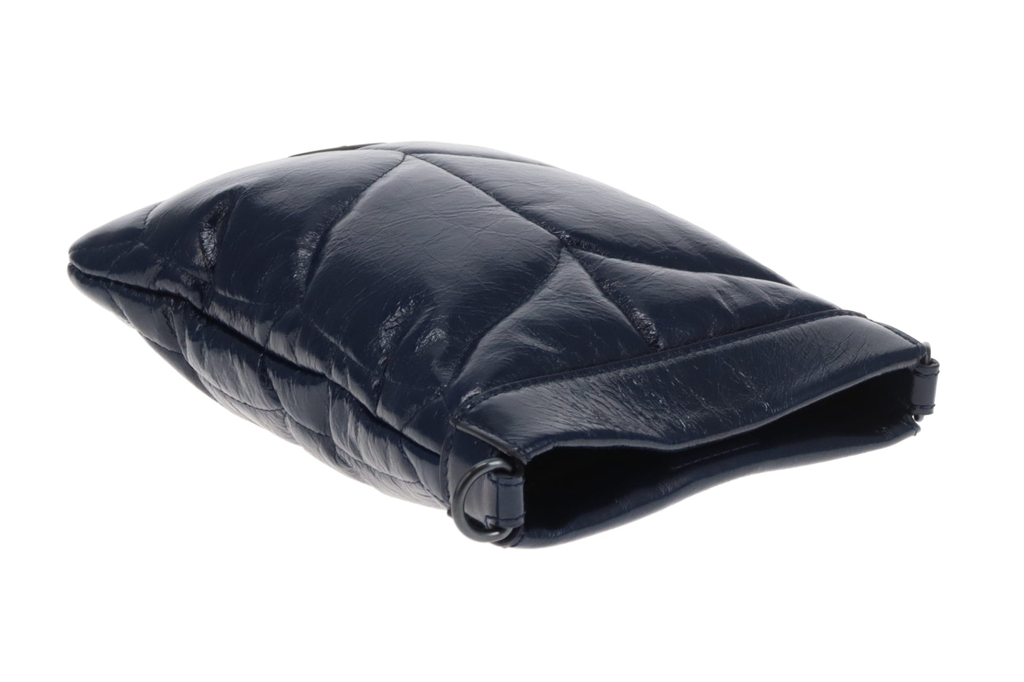 Mulberry Softie Phone Pouch In Sapphire Smooth Glossy